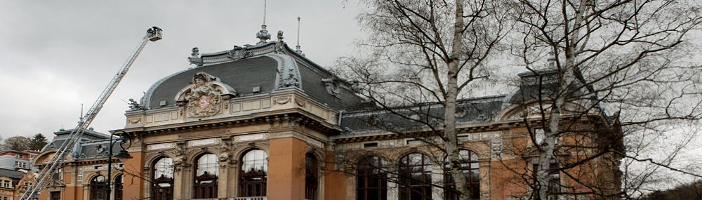 Dokumentace stavu budovy Císařských lázní v Karlových Varech